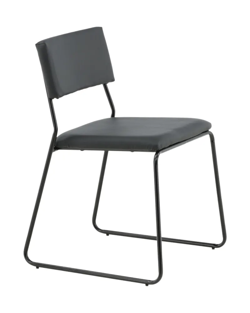 Kenth Esszimmerstuhl in Schwarz, PU-Kunstleder, Ansicht 12