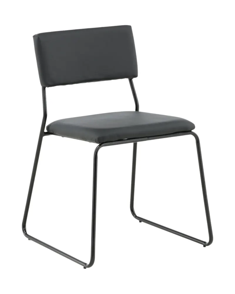 Kenth Esszimmerstuhl in Schwarz, PU-Kunstleder, Ansicht 13