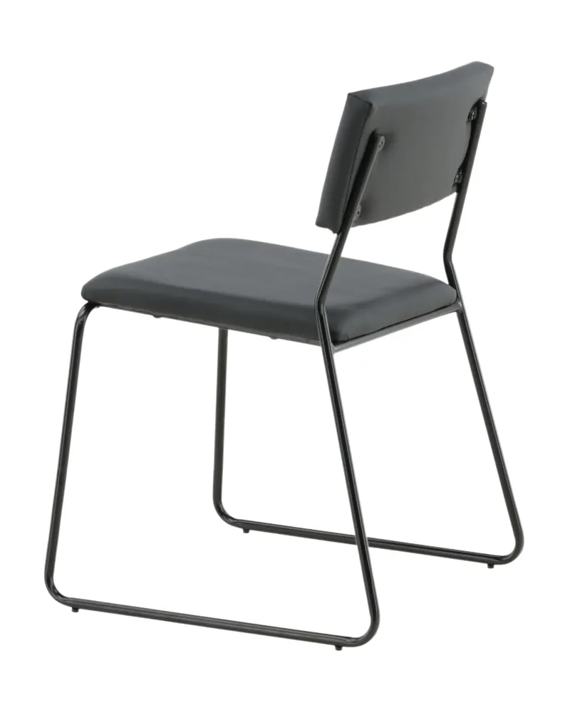 Kenth Esszimmerstuhl in Schwarz, PU-Kunstleder, Ansicht 6