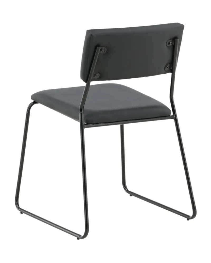 Kenth Esszimmerstuhl in Schwarz, PU-Kunstleder, Ansicht 7
