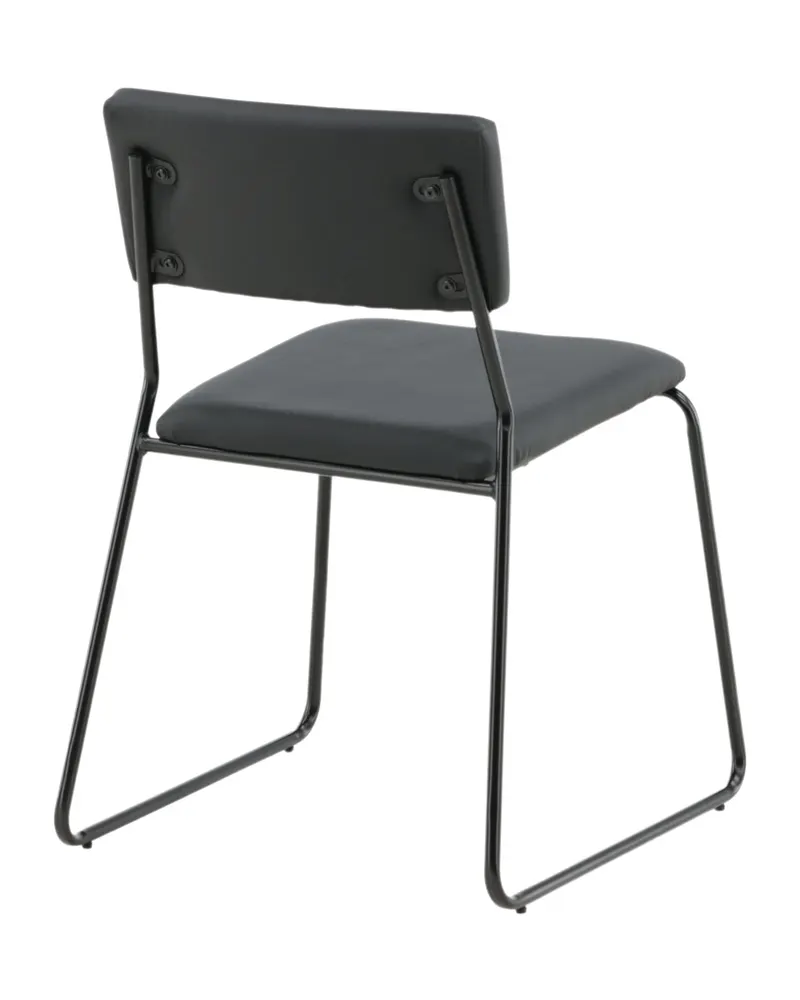 Kenth Esszimmerstuhl in Schwarz, PU-Kunstleder, Ansicht 9