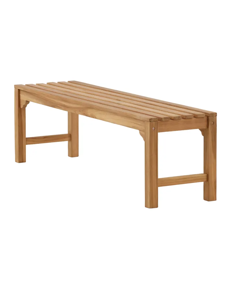 Kenya Gartenbank aus Teak, Ansicht 3