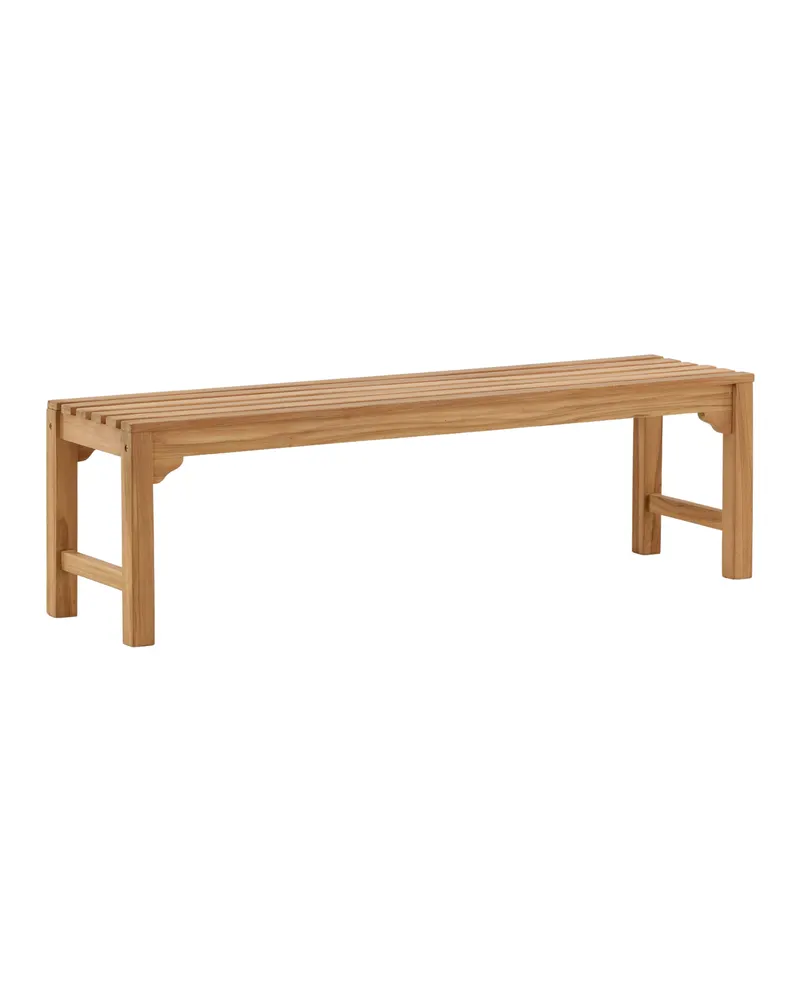 Kenya Gartenbank aus Teak, Ansicht 6