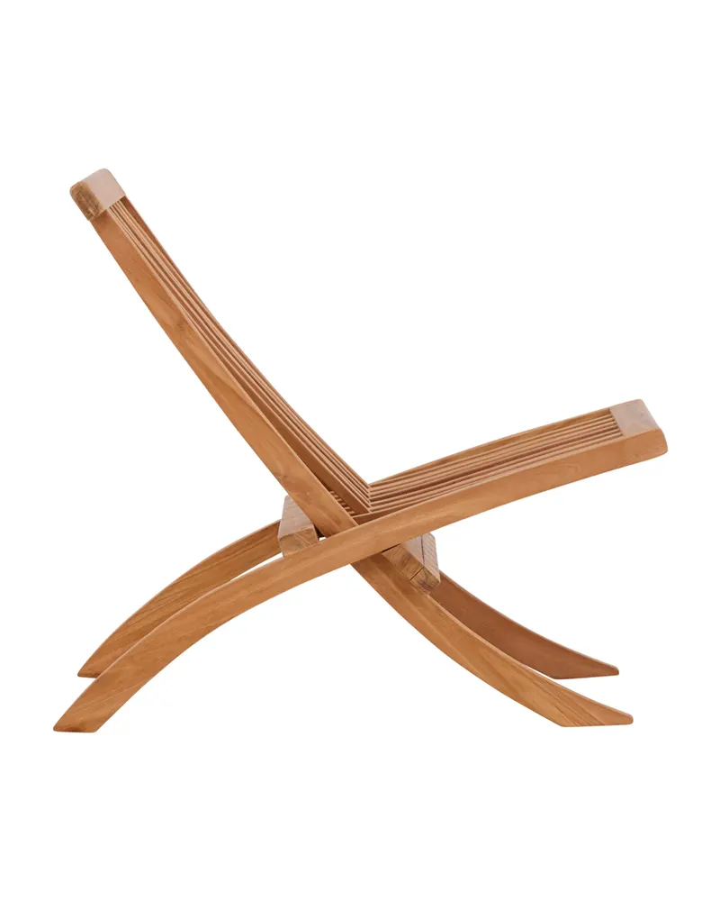 Kenya klappbarer Gartensessel aus Teak, Ansicht 3