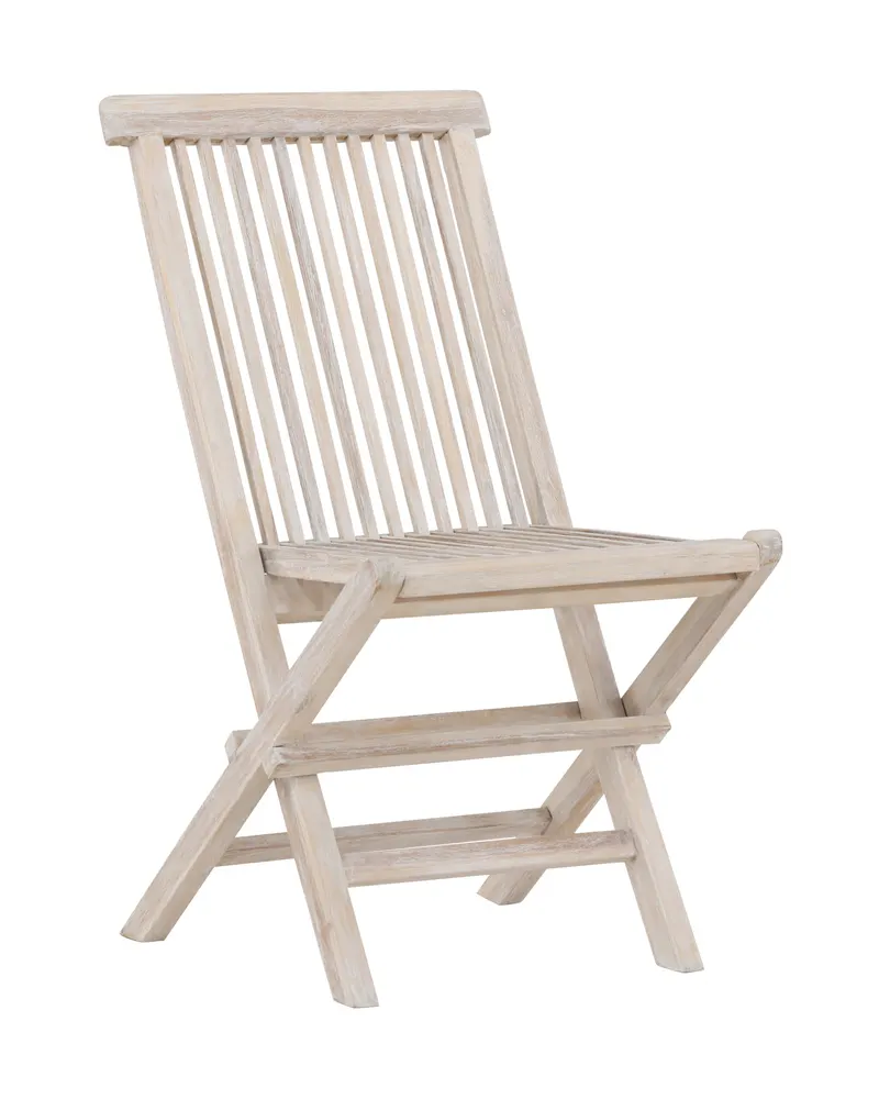 Kenya Gartenstühle im 2er-Set aus Teak, klappbar oder mit Armlehnen