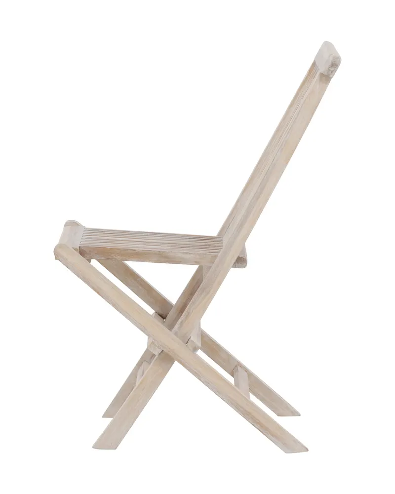 Kenya Gartenstühle aus Teak im 2er-Set in Whitewash, Ansicht 8