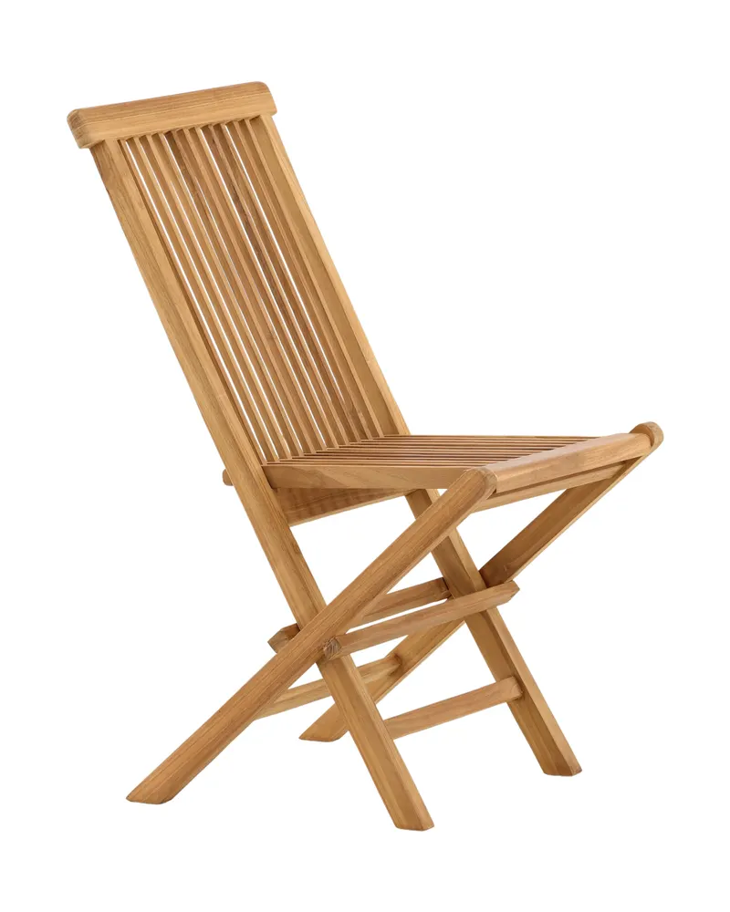 Kenya Gartenstühle aus Teak im 2er-Set in Natur, Ansicht 10