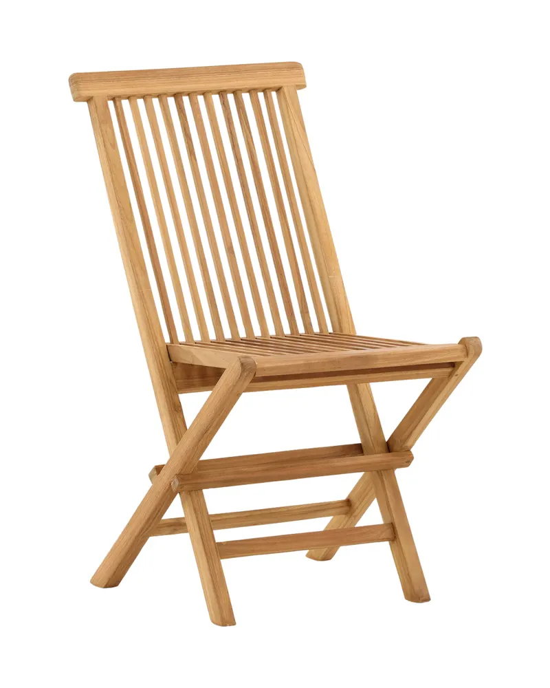 Kenya Gartenstühle aus Teak im 2er-Set in Natur, Ansicht 12