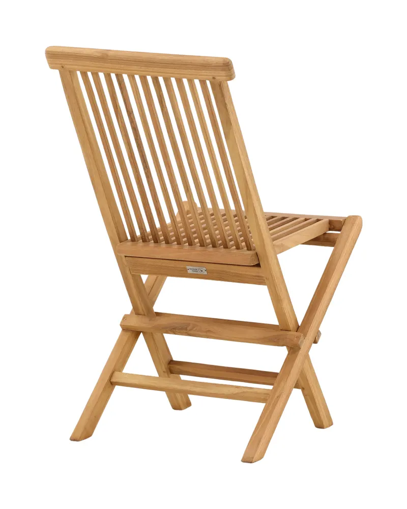 Kenya Gartenstühle aus Teak im 2er-Set in Natur, Ansicht 13