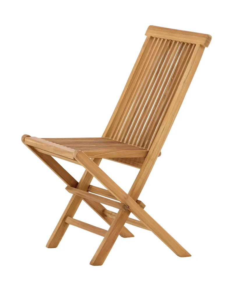 Kenya Gartenstühle aus Teak im 2er-Set in Natur, Ansicht 2