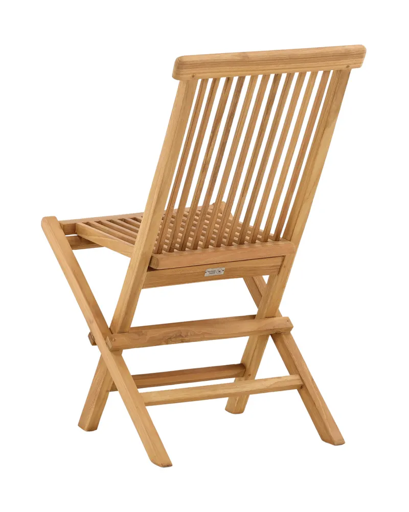 Kenya Gartenstühle aus Teak im 2er-Set in Natur, Ansicht 7