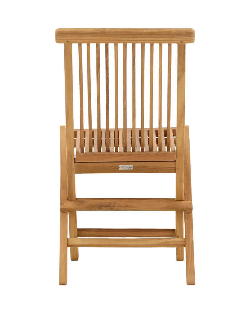 Kenya Gartenstühle aus Teak im 2er-Set in Natur, Ansicht 9
