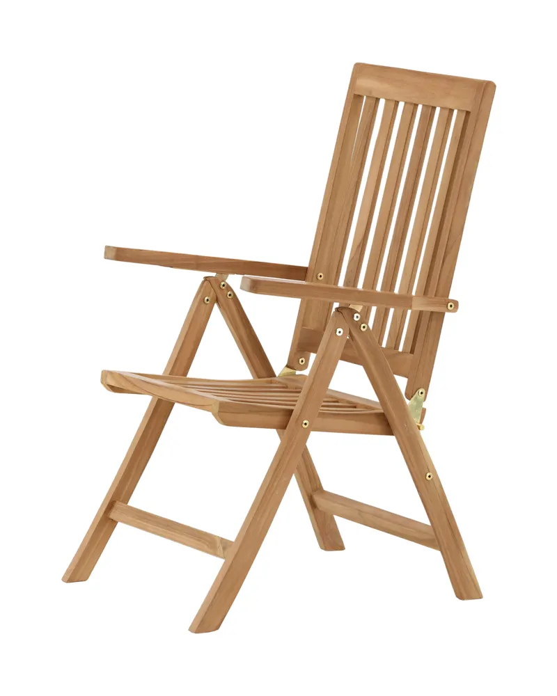 Kenya Gartenstuhl Hochlehner aus Teak, Ansicht 3
