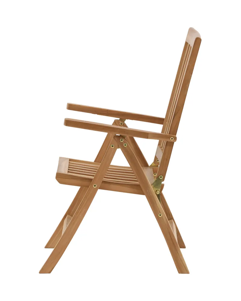 Kenya Gartenstuhl Hochlehner aus Teak, Ansicht 4