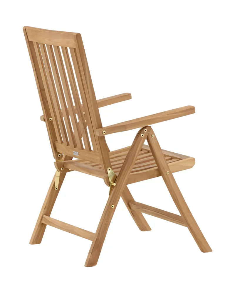 Kenya Gartenstuhl Hochlehner aus Teak, Ansicht 9