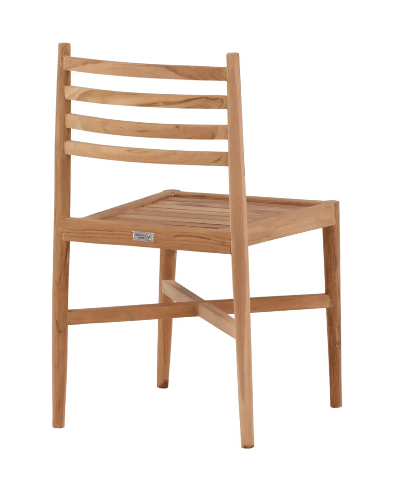 Kenya Gartenstuhl aus Teak mit Querleisten in der Lehne, Ansicht 11
