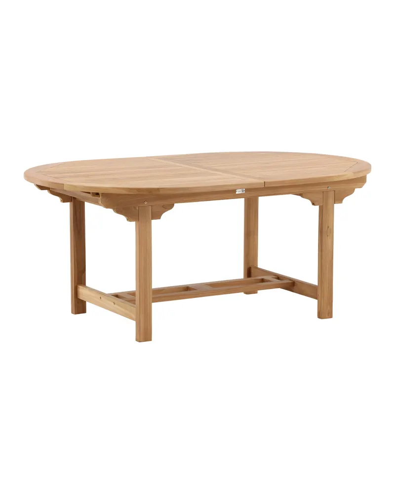 Kenya ovaler Gartentisch aus Teak mit Butterflyauszug, Ansicht 6