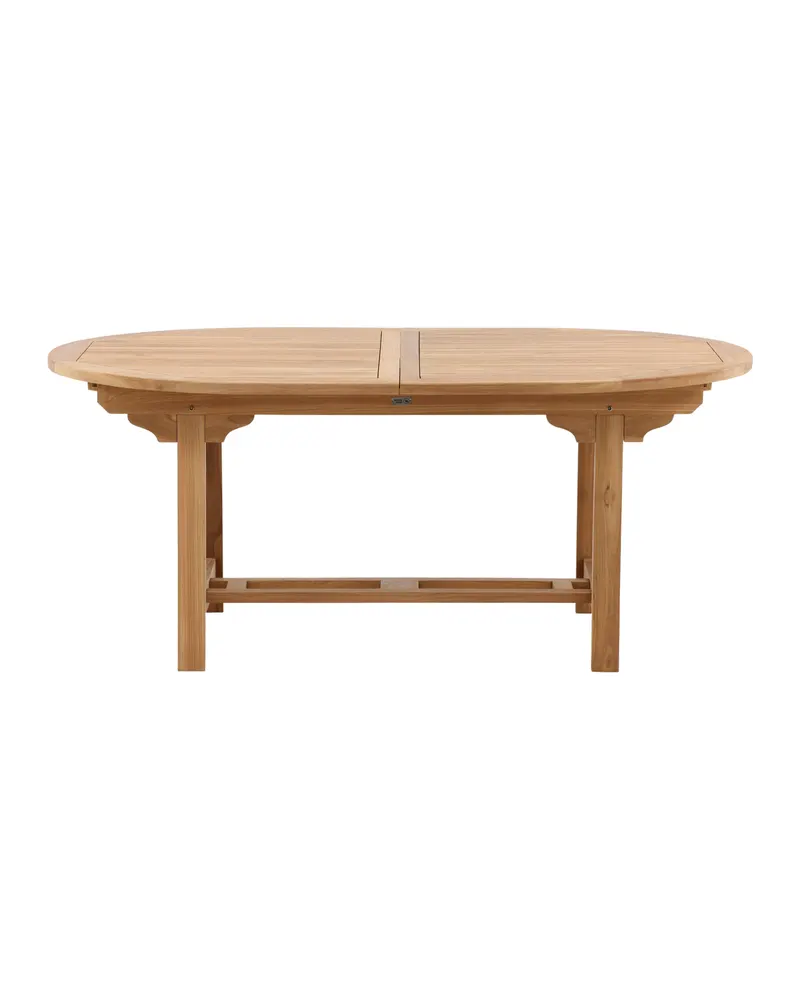 Kenya ovaler Gartentisch aus Teak mit Butterflyauszug, Ansicht 7