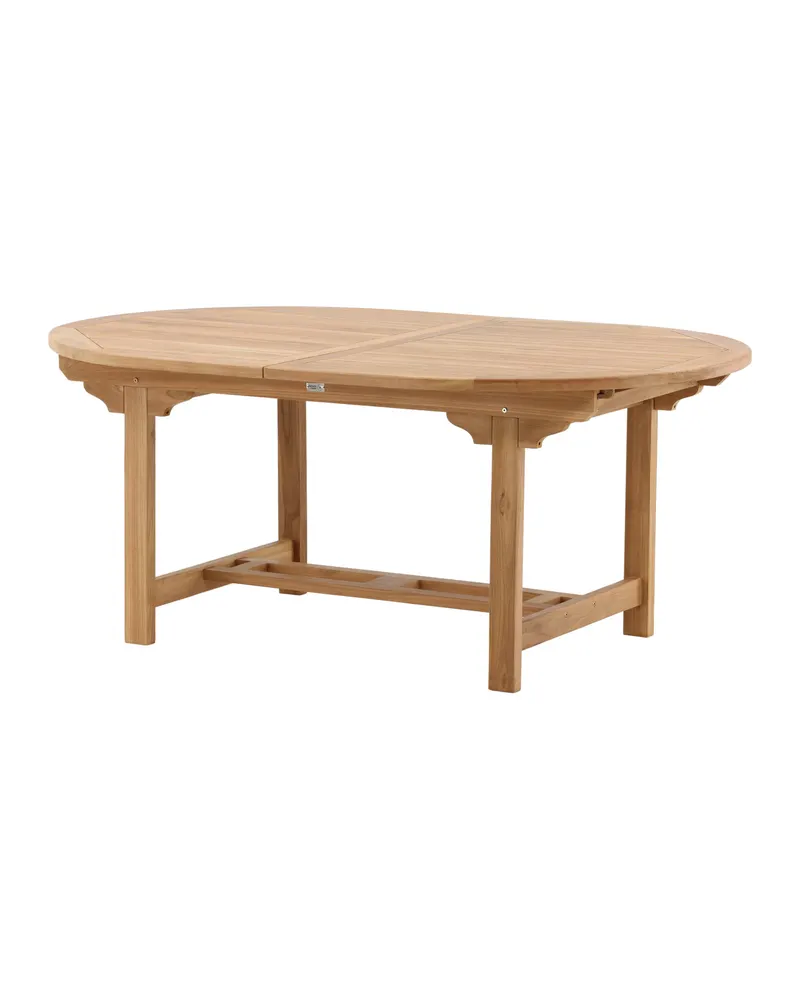 Kenya ovaler Gartentisch aus Teak mit Butterflyauszug, Ansicht 8