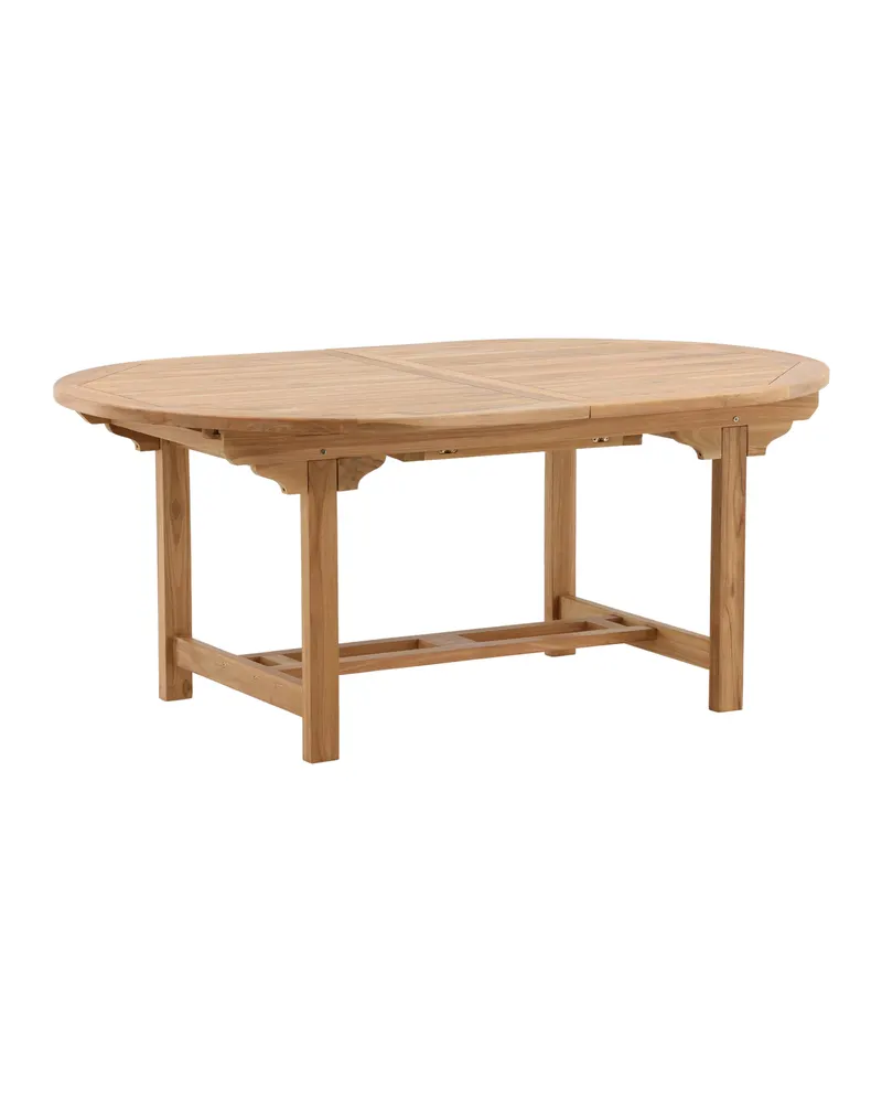 Kenya ovaler Gartentisch aus Teak mit Butterflyauszug, Ansicht 12