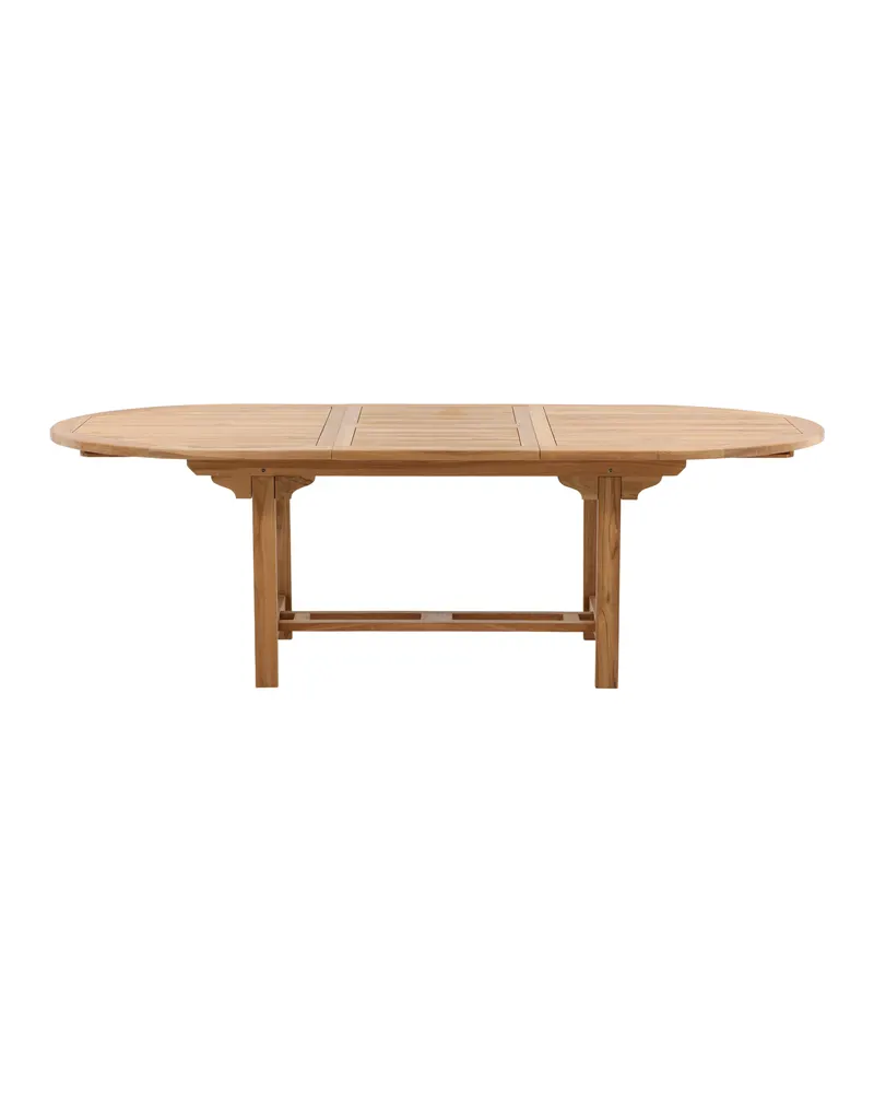 Kenya ovaler Gartentisch aus Teak mit Butterflyauszug, Ansicht 13