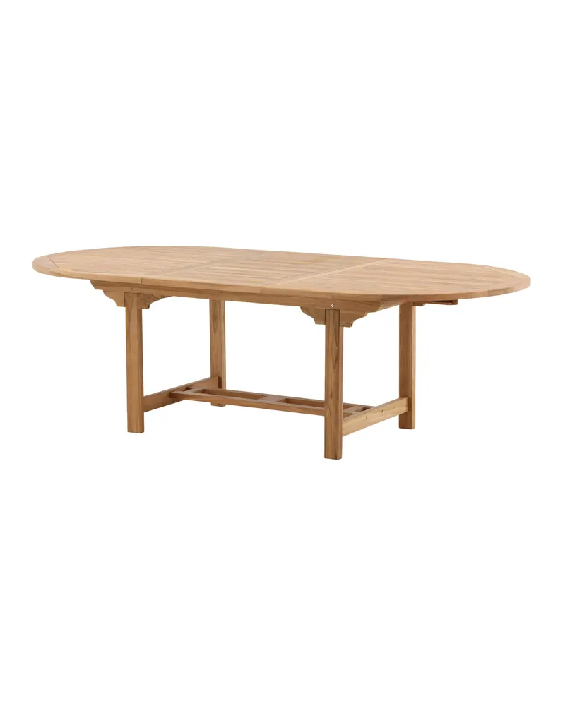 Kenya ovaler Gartentisch aus Teak mit Butterflyauszug, Ansicht 14