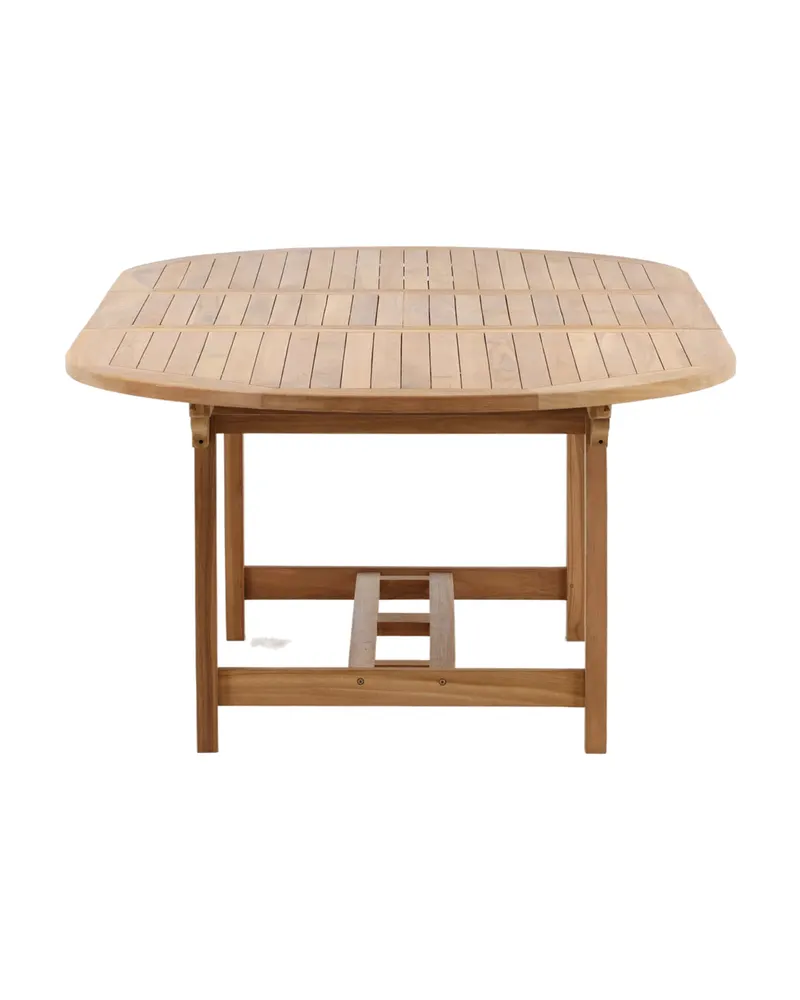 Kenya ovaler Gartentisch aus Teak mit Butterflyauszug, Ansicht 16