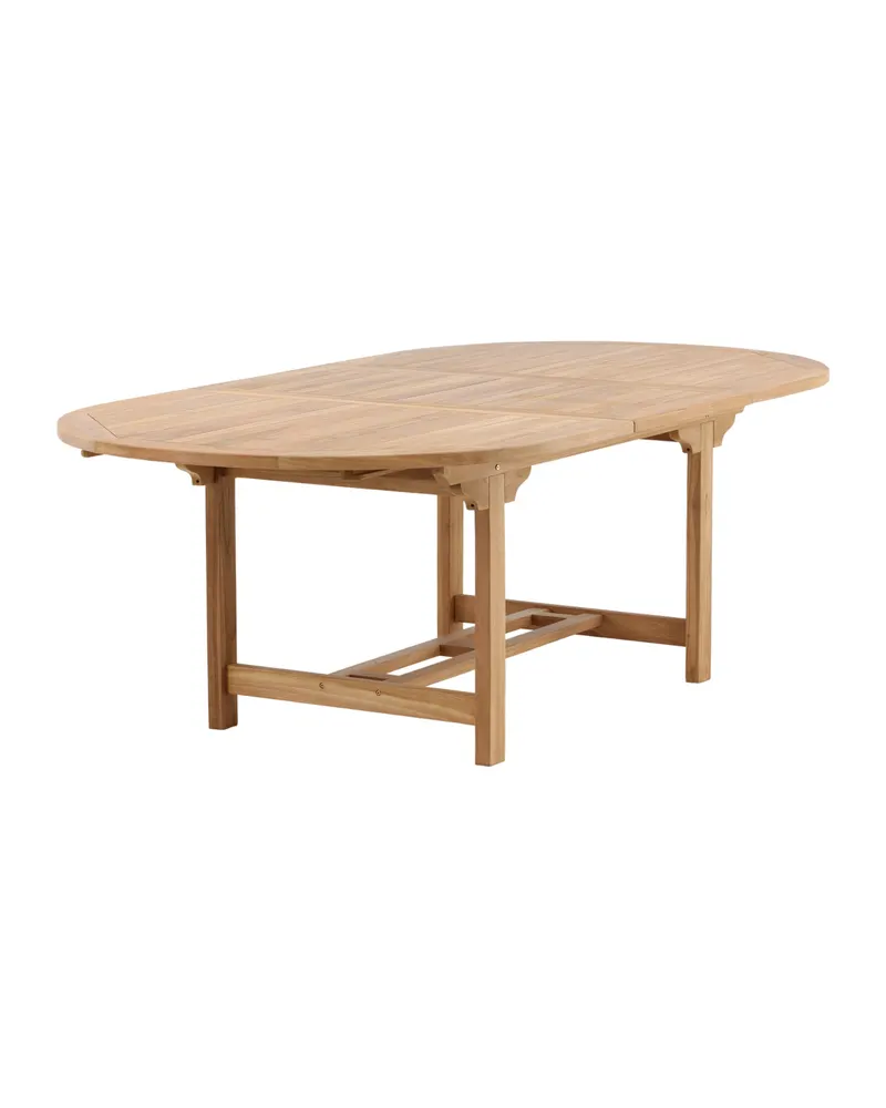 Kenya ovaler Gartentisch aus Teak mit Butterflyauszug, Ansicht 17