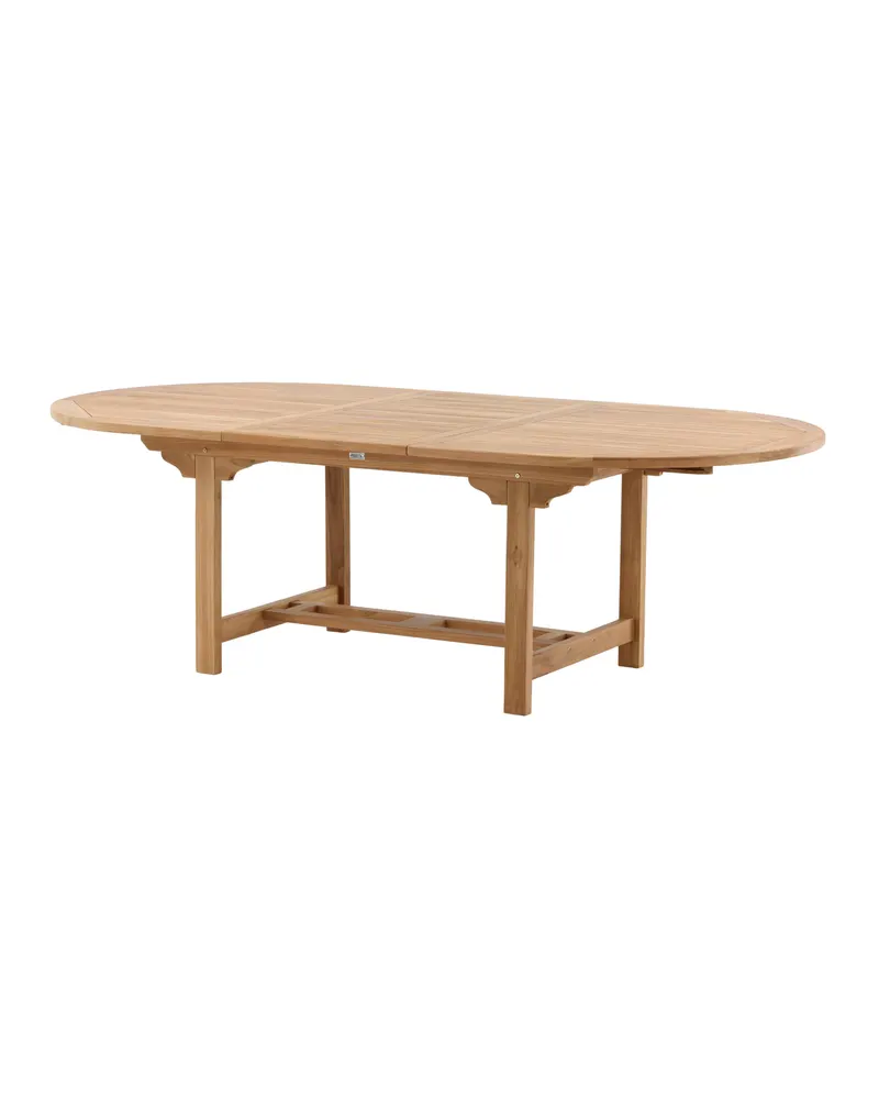 Kenya ovaler Gartentisch aus Teak mit Butterflyauszug, Ansicht 20