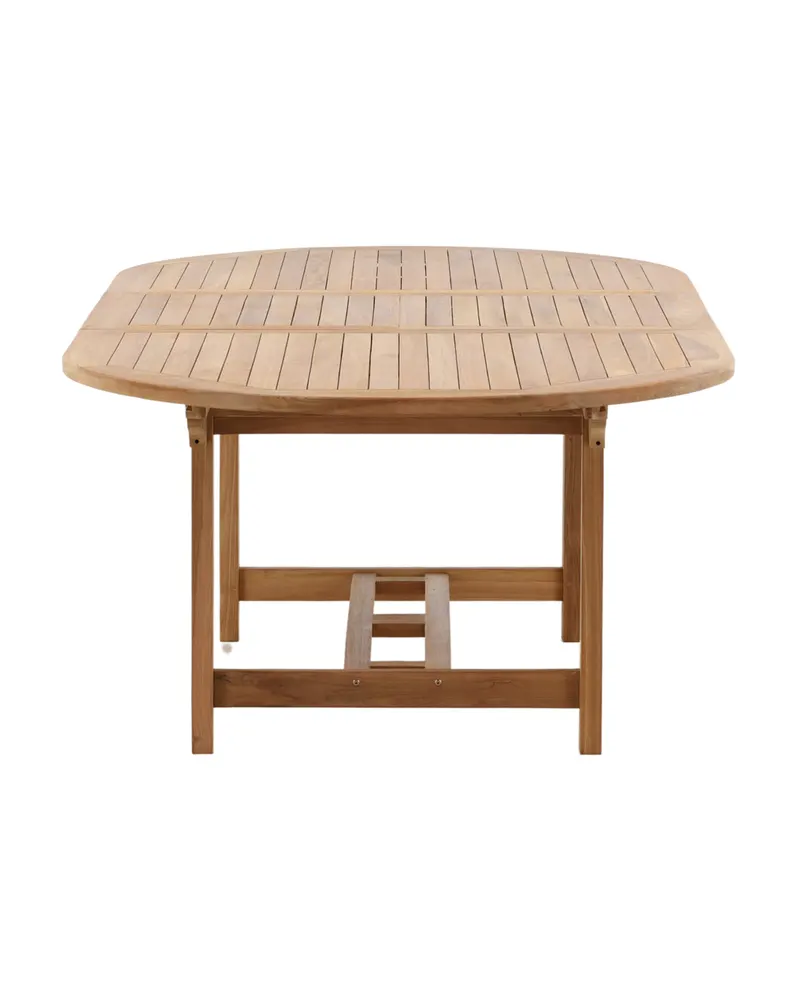 Kenya ovaler Gartentisch aus Teak mit Butterflyauszug, Ansicht 22