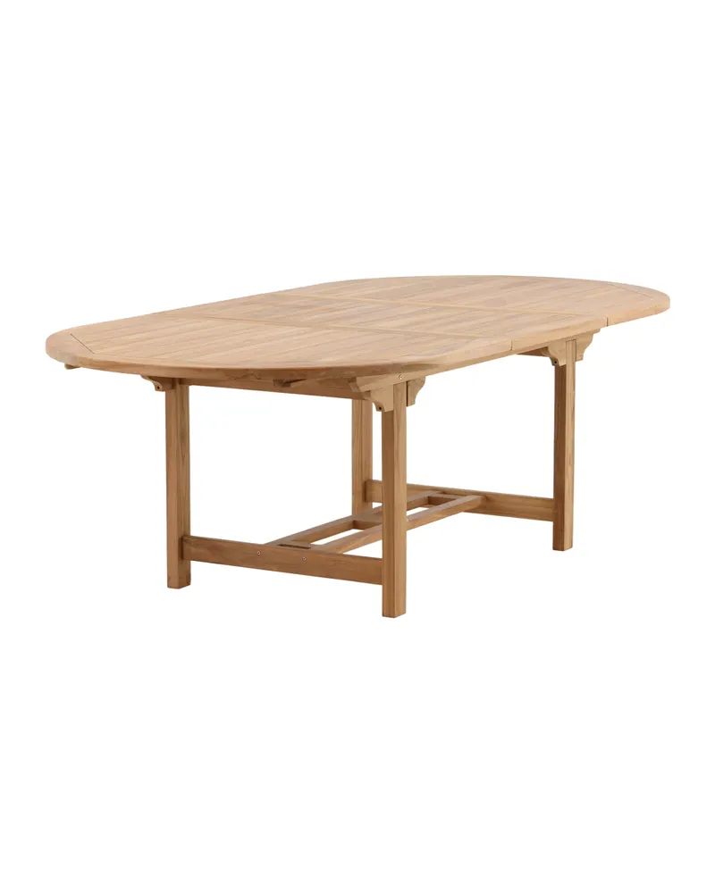 Kenya ovaler Gartentisch aus Teak mit Butterflyauszug, Ansicht 23