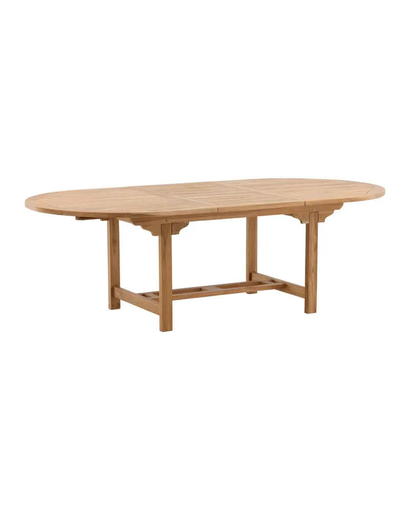 Kenya ovaler Gartentisch aus Teak mit Butterflyauszug, Ansicht 24