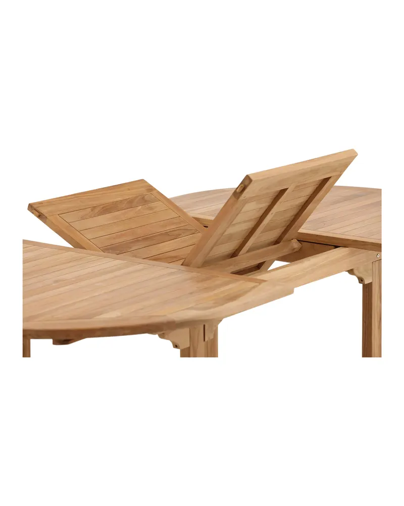Kenya ovaler Gartentisch aus Teak mit Butterflyauszug, Ansicht 25