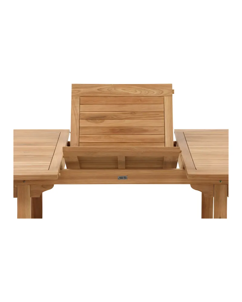 Kenya ovaler Gartentisch aus Teak mit Butterflyauszug, Ansicht 26