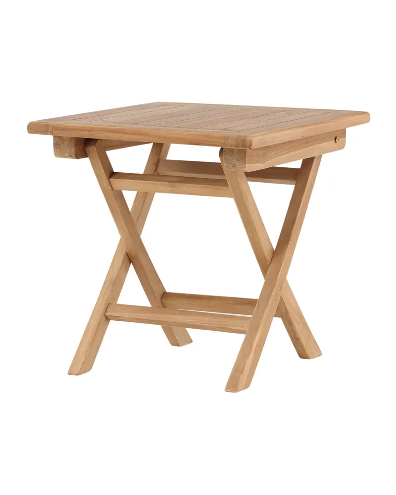 Kenya klappbarer Balkontisch aus Teak in 50 × 50 × 50 cm, Ansicht 2