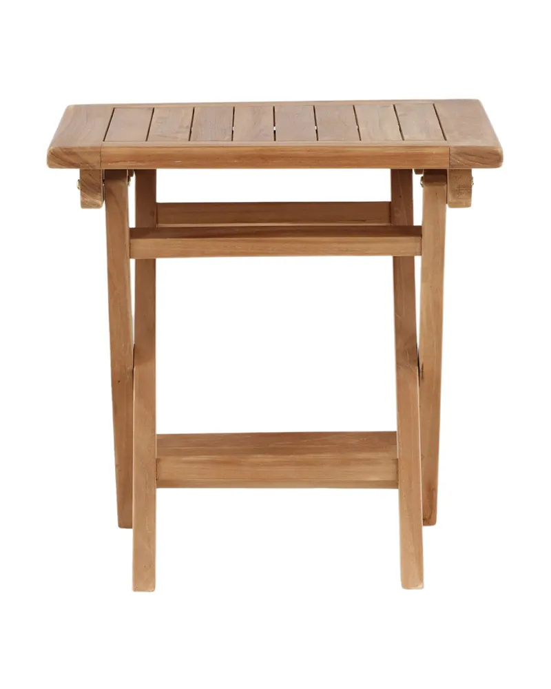 Kenya klappbarer Balkontisch aus Teak in 50 × 50 × 50 cm, Ansicht 5