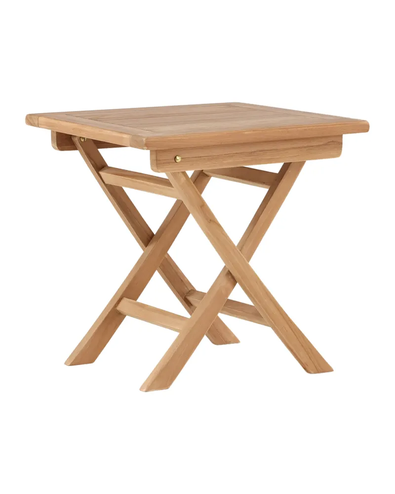 Kenya klappbarer Balkontisch aus Teak in 50 × 50 × 50 cm, Ansicht 7