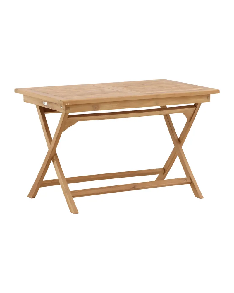 Kenya rechteckiger Gartentisch aus Teak in 120 × 70 cm, Natur, Ansicht 10