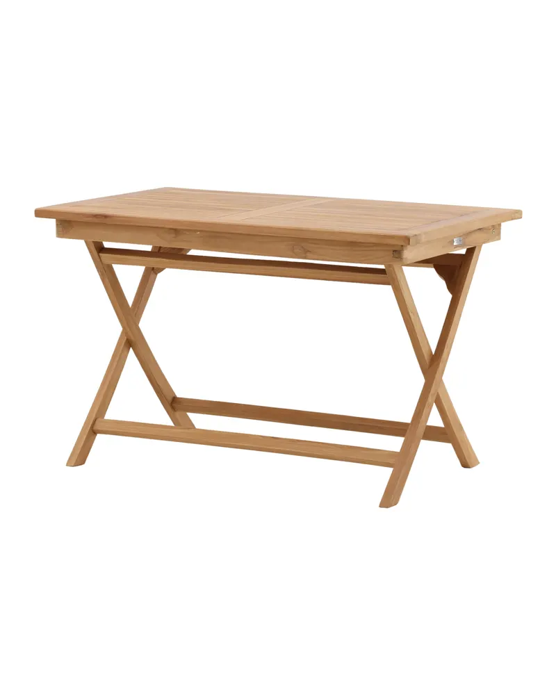 Kenya rechteckiger Gartentisch aus Teak in 120 × 70 cm, Natur, Ansicht 6
