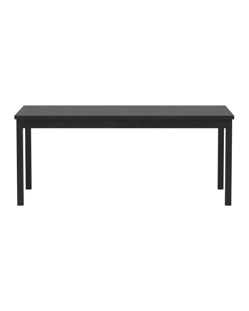 Kenya rechteckiger Gartentisch aus Teak in 180 × 90 cm, Schwarz, Ansicht 2