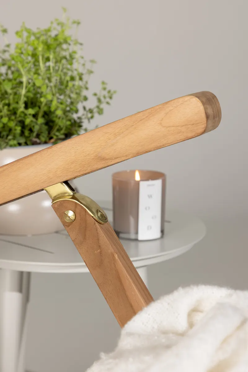 Kenya Sonnenliege aus Teak, im Wohnraum, Ansicht 5