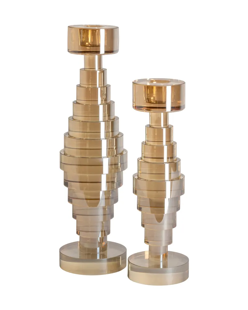 Kerzenständer Bryn groß in Champagne von Richmond Interiors, Produktansicht 3