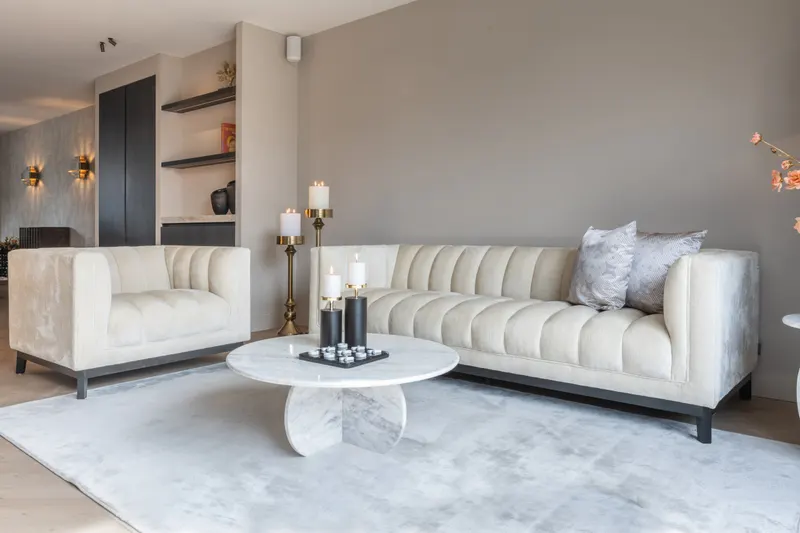 Trixi, Schwarz/Weiß von Richmond Interiors, Wohnbeispiel 8, im Wohnraum