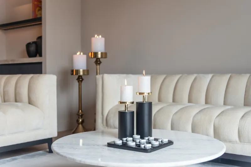 Trixi, Schwarz/Weiß von Richmond Interiors, Wohnbeispiel 9, im Wohnraum