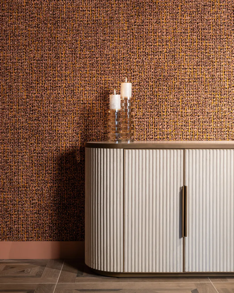 Kerzenständer Cira groß in Amber von Richmond Interiors, Wohnbeispiel 8, im Wohnraum