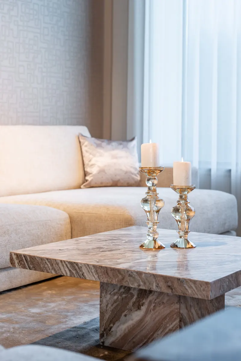Kerzenständer Dilan groß, Amber von Richmond Interiors, Wohnbeispiel 4, im Wohnraum