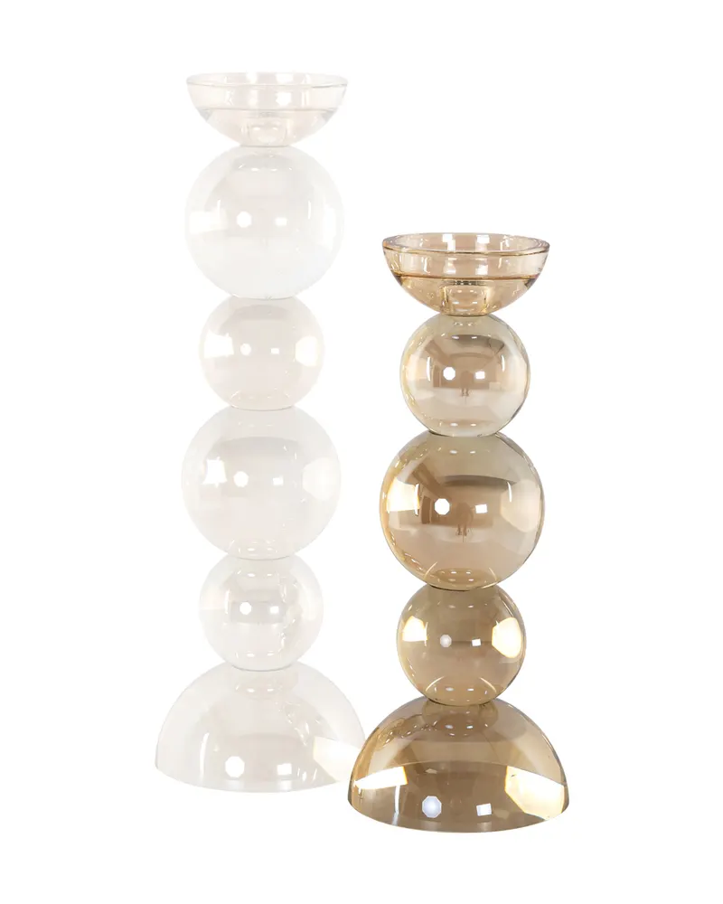 Kerzenständer Emie, Braun, klein von Richmond Interiors, Produktansicht 3
