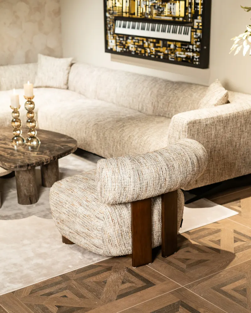 Sessel Arabella, Greige coco von Richmond Interiors, Wohnbeispiel 15, im Wohnraum