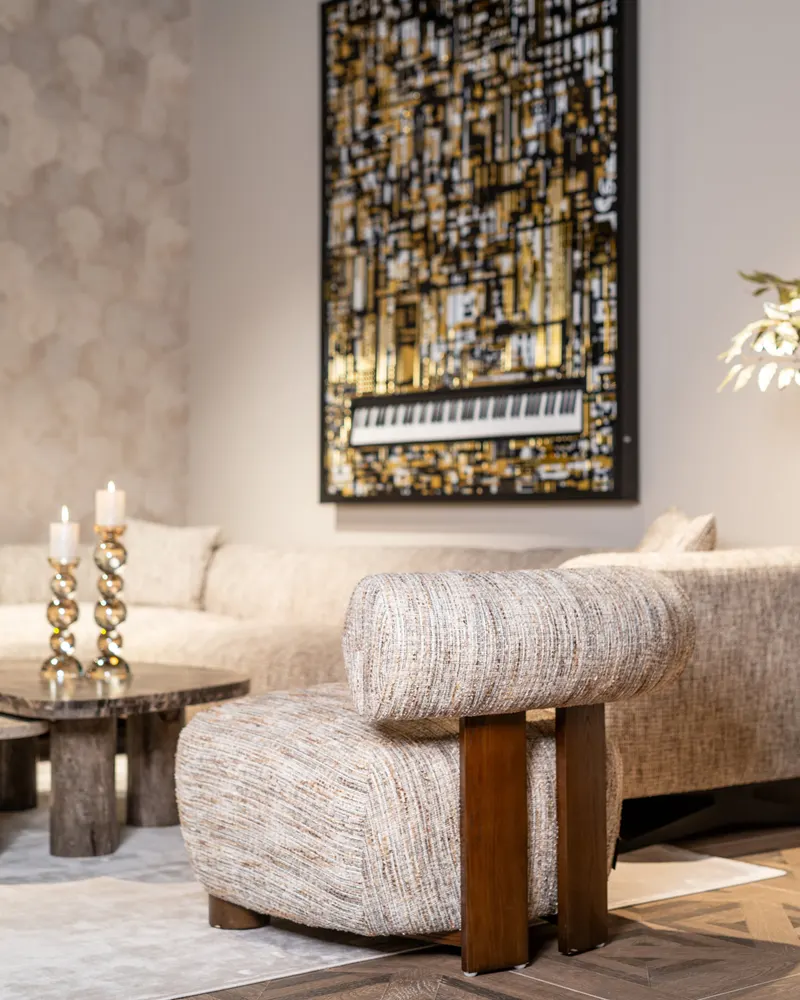 Sessel Arabella, Greige coco von Richmond Interiors, Wohnbeispiel 16, im Wohnraum