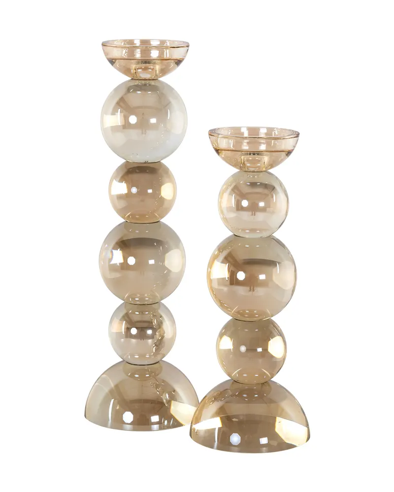 Kerzenständer Emie, Braun, groß von Richmond Interiors, Produktansicht 2